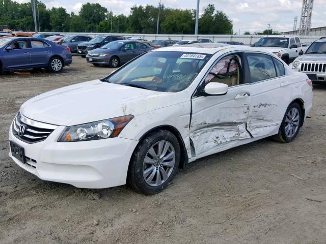 1HGCP2F81CA203982 - 2012 HONDA ACCORD EXL WHITE photo 2