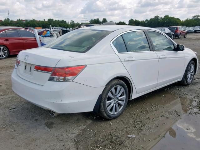 1HGCP2F81CA203982 - 2012 HONDA ACCORD EXL WHITE photo 4