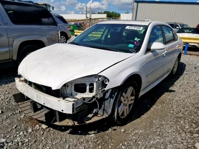 2G1WG5E35C1169549 - 2012 CHEVROLET IMPALA LT თეთრი ფოტო 2