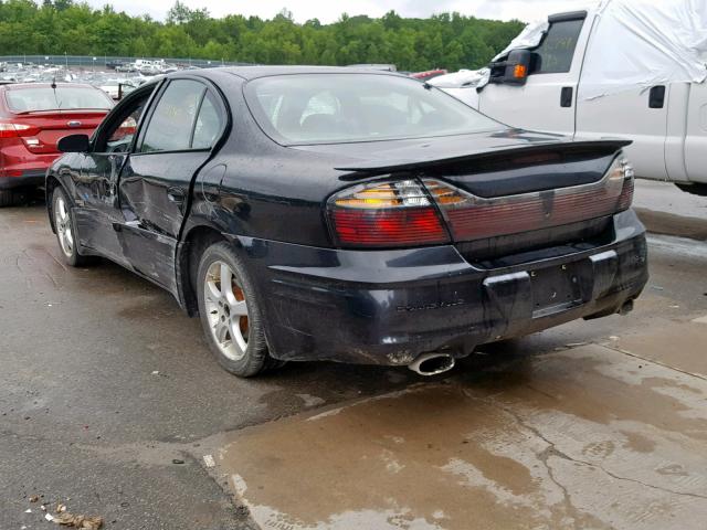 1G2HZ541724237917 - 2002 PONTIAC BONNEVILLE BLACK photo 3