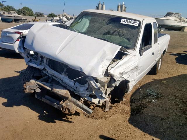 1FTKR1ED8BPB05380 - 2011 FORD RANGER SUP WHITE photo 2