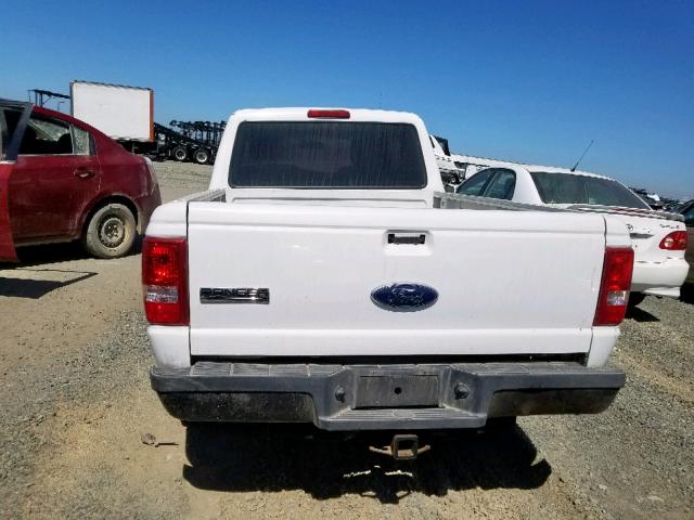 1FTKR1ED8BPB05380 - 2011 FORD RANGER SUP WHITE photo 6