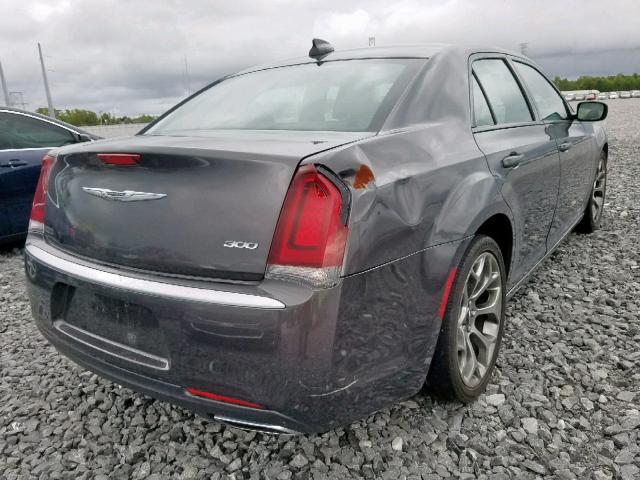 2C3CCAAGXJH222889 - 2018 CHRYSLER 300 TOURIN GRAY photo 4