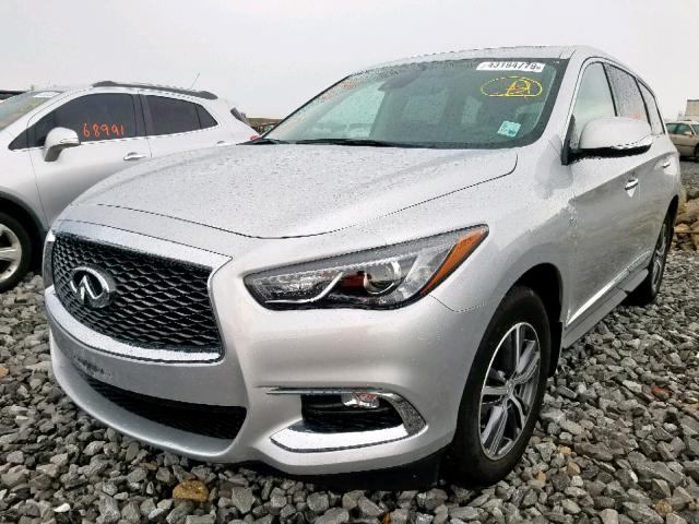 5N1DL0MN5KC506953 - 2019 INFINITI QX60 LUXE SILVER photo 2