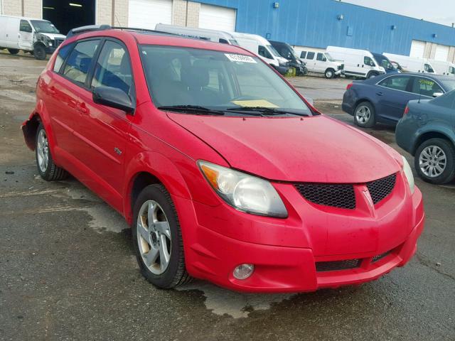 5Y2SL62844Z430766 - 2004 PONTIAC VIBE RED photo 1