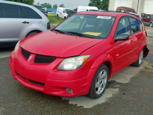 5Y2SL62844Z430766 - 2004 PONTIAC VIBE RED photo 2