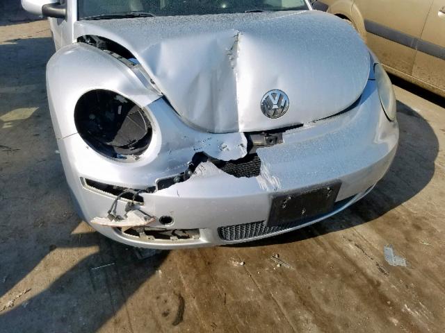 3VWPR31C76M416385 - 2006 VOLKSWAGEN NEW BEETLE ვერცხლისფერი ფოტო 9