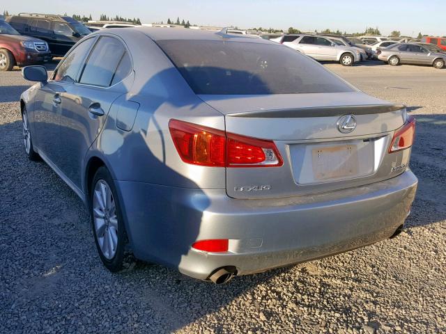 JTHBK262095096024 - 2009 LEXUS IS 250 BLUE photo 3