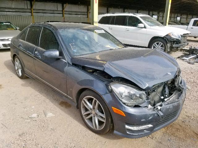 WDDGF4HB4EA942800 - 2014 MERCEDES-BENZ C 250 GRAY photo 1