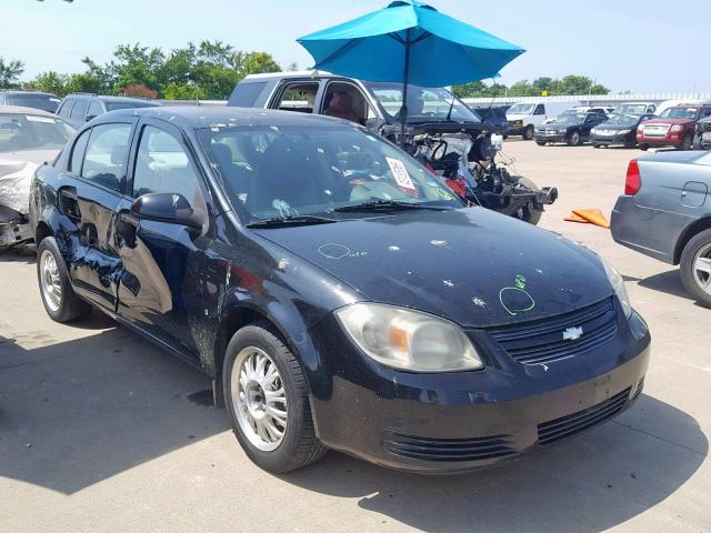 1G1AT58H597103401 - 2009 CHEVROLET COBALT LT BLACK photo 1