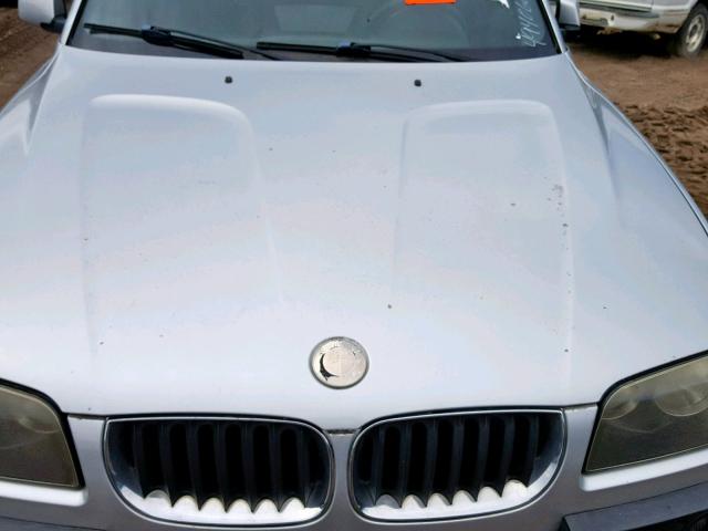 WBXPA93455WD05471 - 2005 BMW X3 3.0I SILVER photo 7