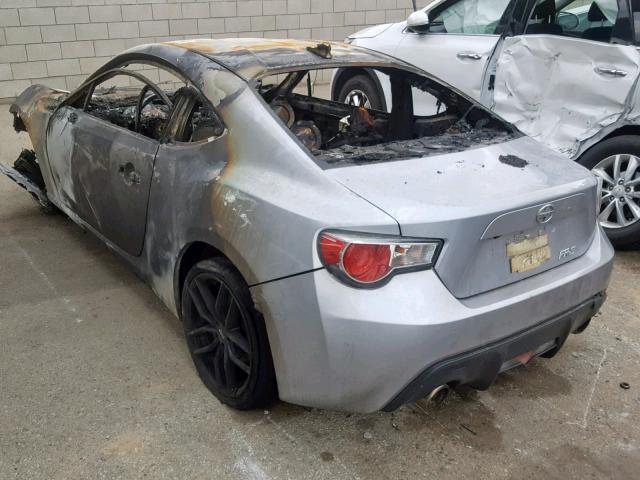 JF1ZNAA19G9701248 - 2016 TOYOTA SCION FR-S GRAY photo 3