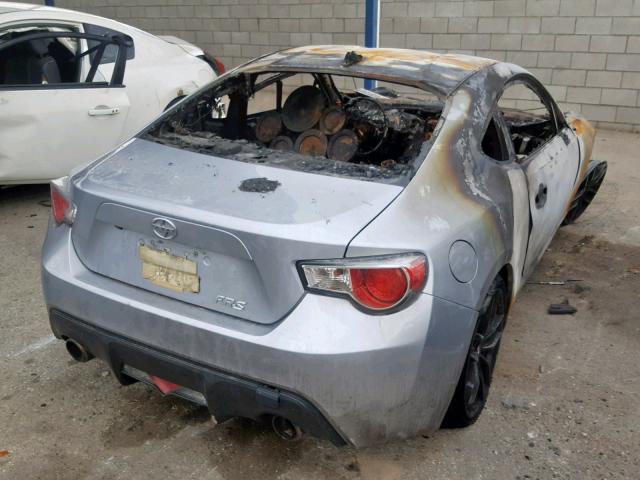 JF1ZNAA19G9701248 - 2016 TOYOTA SCION FR-S GRAY photo 4