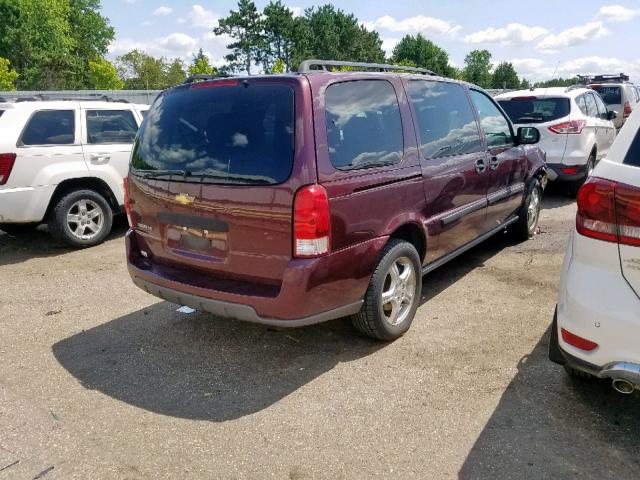 1GNDV23128D143854 - 2008 CHEVROLET UPLANDER L 栗色 照片 4