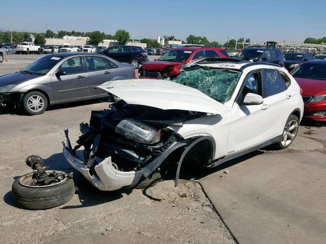 WBAVM5C56DVV89947 - 2013 BMW X1 XDRIVE3 WHITE photo 2