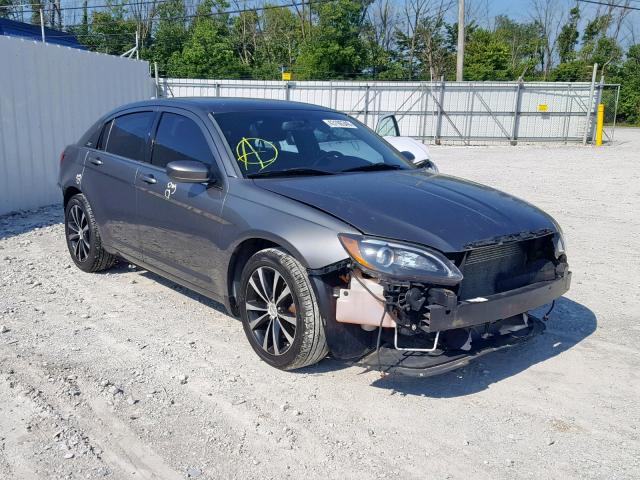 1C3CCBBG8CN276867 - 2012 CHRYSLER 200 TOURIN GRAY photo 1