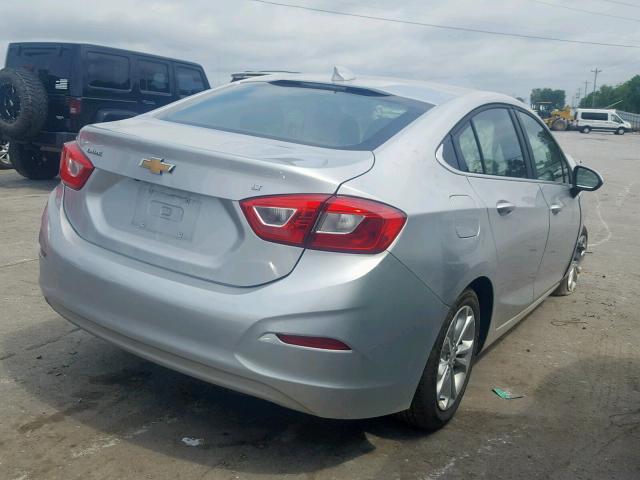 1G1BE5SM4K7145116 - 2019 CHEVROLET CRUZE LT SILVER photo 4