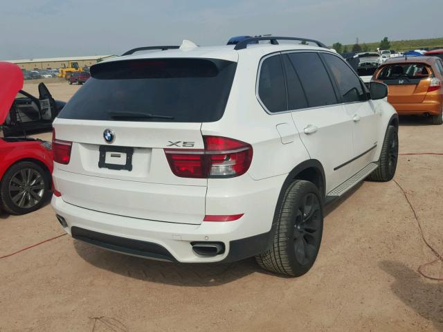 5UXZV8C53BL417143 - 2011 BMW X5 XDRIVE5 WHITE photo 4