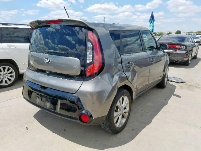 KNDJP3A56G7363609 - 2016 KIA SOUL GRAY photo 4