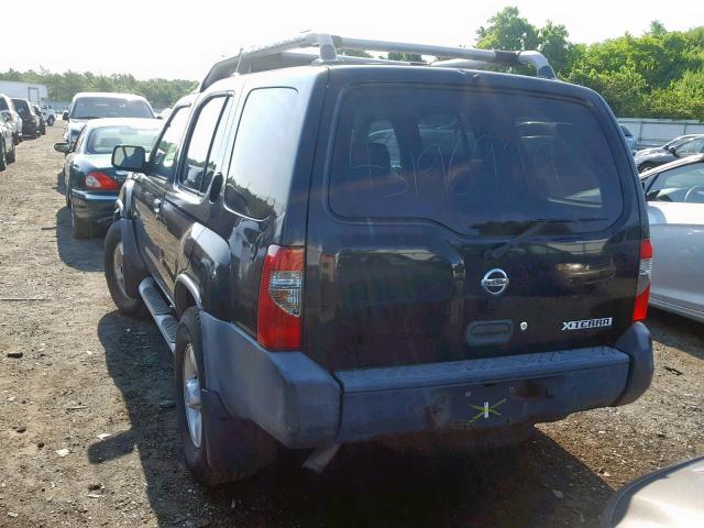 5N1ED28Y74C677577 - 2004 NISSAN XTERRA XE BLACK photo 3