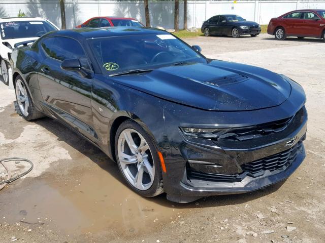 1G1FH1R70K0108137 - 2019 CHEVROLET CAMARO SS BLACK photo 1