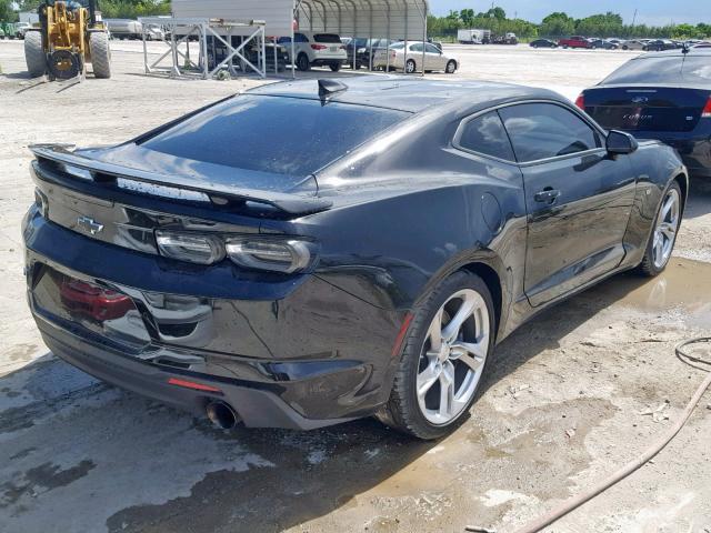 1G1FH1R70K0108137 - 2019 CHEVROLET CAMARO SS BLACK photo 4