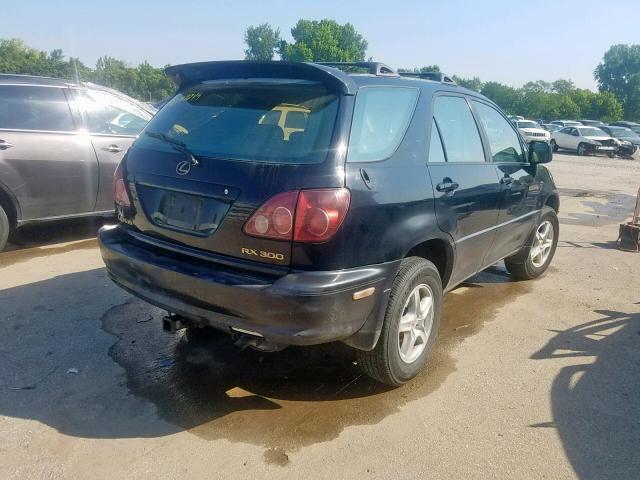 JT6HF10UXY0134351 - 2000 LEXUS RX 300 BLACK photo 4