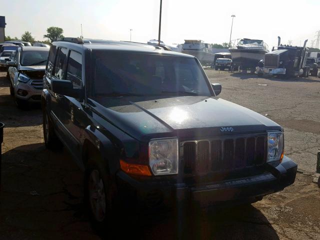 1J8HG48N66C198878 - 2006 JEEP COMMANDER BLACK photo 1