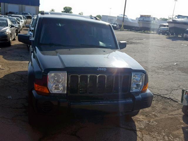 1J8HG48N66C198878 - 2006 JEEP COMMANDER BLACK photo 10