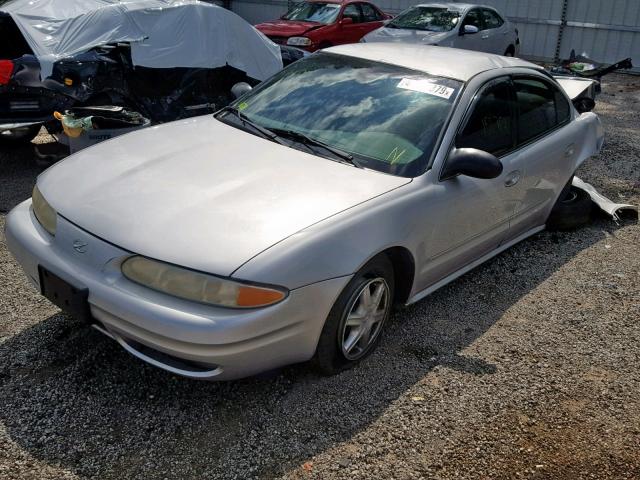 1G3NL52EX4C237022 - 2004 OLDSMOBILE ALERO GL SILVER photo 2