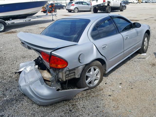 1G3NL52EX4C237022 - 2004 OLDSMOBILE ALERO GL SILVER photo 4