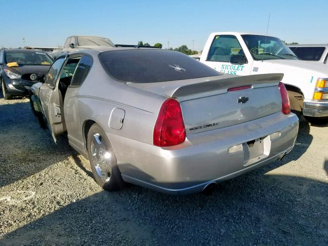 2G1WK151969298664 - 2006 CHEVROLET MONTE CARL SILVER photo 3