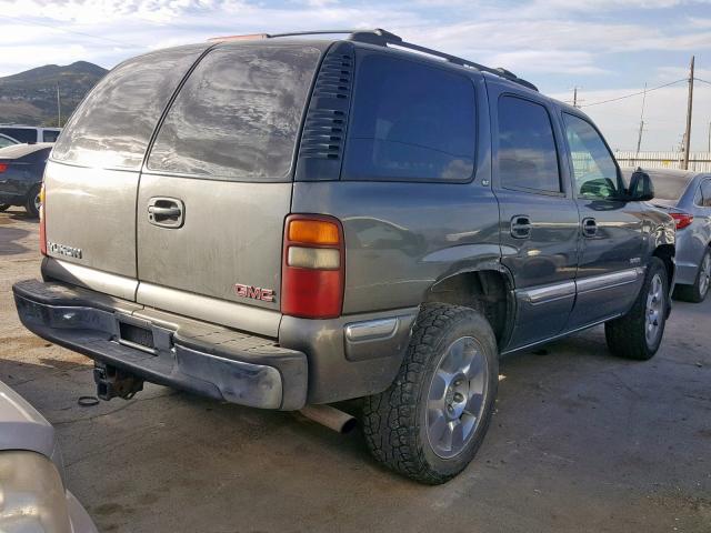 1GKEK13T5YJ128157 - 2000 GMC YUKON GRAY photo 4