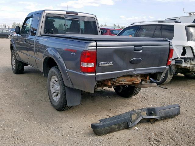 1FTZR45E38PA10601 - 2008 FORD RANGER SUP GRAY photo 3