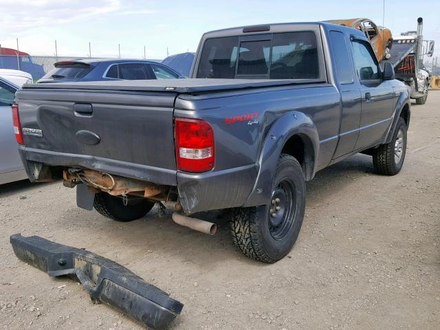 1FTZR45E38PA10601 - 2008 FORD RANGER SUP GRAY photo 4