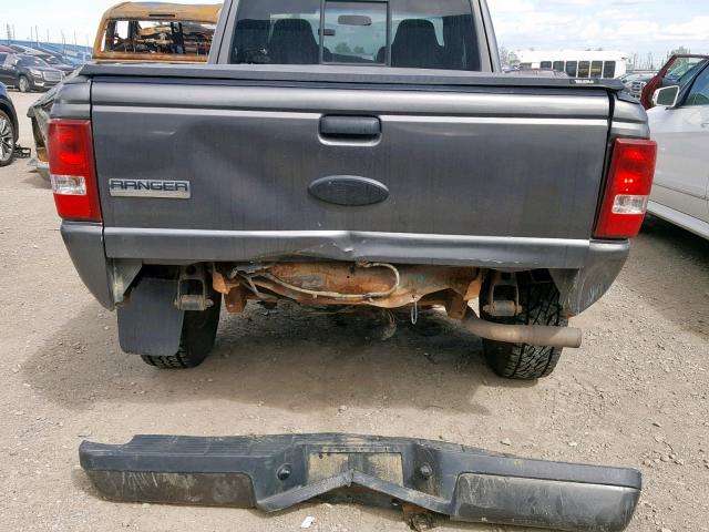 1FTZR45E38PA10601 - 2008 FORD RANGER SUP GRAY photo 9