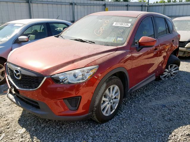 JM3KE2BE7D0158718 - 2013 MAZDA CX-5 SPORT BURGUNDY photo 2