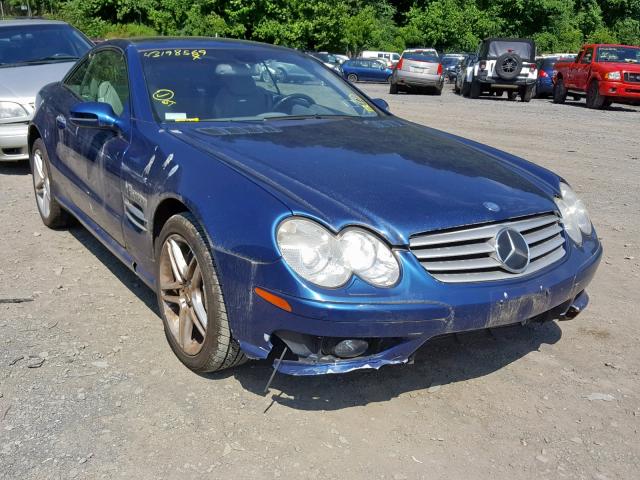 WDBSK74F03F050648 - 2003 MERCEDES-BENZ SL 55 AMG BLUE photo 1