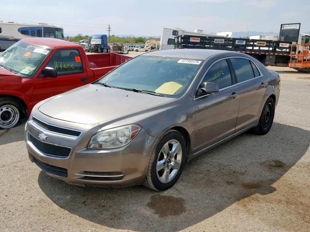 1G1ZC5EB3AF310284 - 2010 CHEVROLET MALIBU 1LT 棕色 照片 2