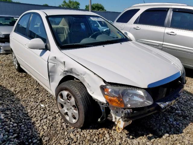 KNAFE221195610497 - 2009 KIA SPECTRA EX WHITE photo 1