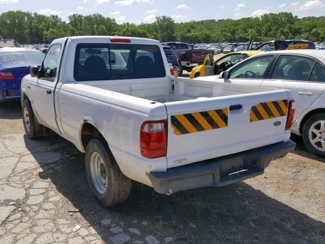 1FTYR10D22PB23133 - 2002 FORD RANGER WHITE photo 3