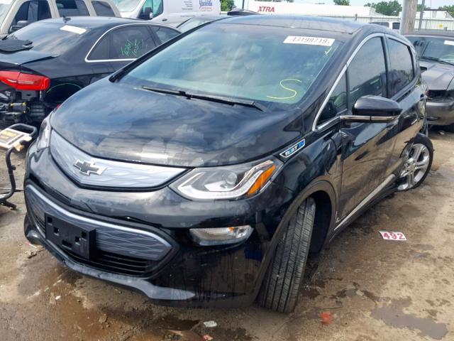 1G1FY6S0XK4104003 - 2019 CHEVROLET BOLT EV LT BLACK photo 2