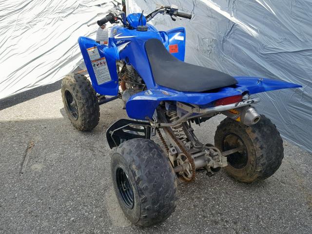 JY4AH32Y88C001391 - 2008 YAMAHA YFM350  BLUE photo 3