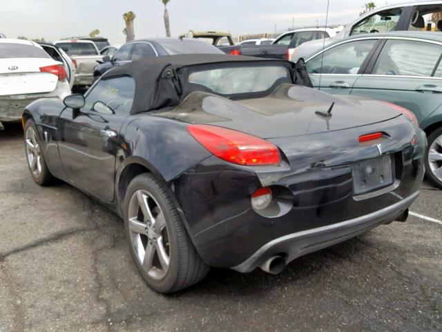 1G2MG35X37Y121223 - 2007 PONTIAC SOLSTICE G BLACK photo 3