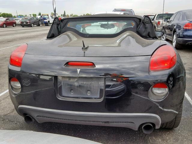 1G2MG35X37Y121223 - 2007 PONTIAC SOLSTICE G BLACK photo 6