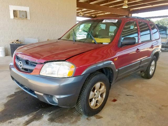 4F2YZ04103KM12150 - 2003 MAZDA TRIBUTE LX RED photo 2