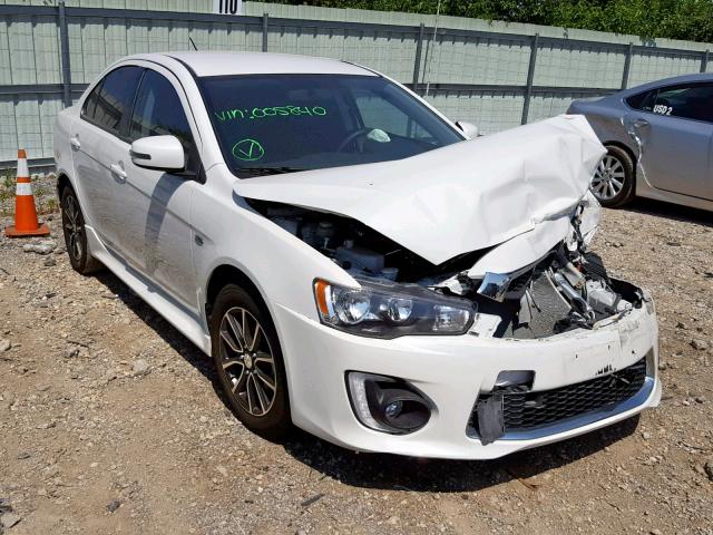 JA32V2FW8GU005840 - 2016 MITSUBISHI LANCER ES WHITE photo 1