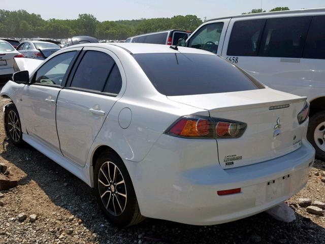 JA32V2FW8GU005840 - 2016 MITSUBISHI LANCER ES WHITE photo 3