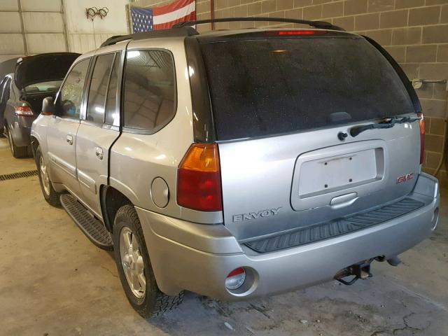 1GKDT13S442242798 - 2004 GMC ENVOY SILVER photo 3