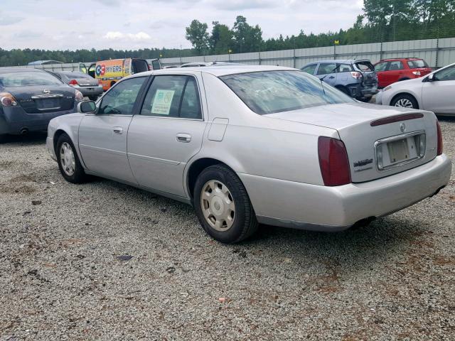 1G6KD54Y22U284711 - 2002 CADILLAC DEVILLE SILVER photo 3